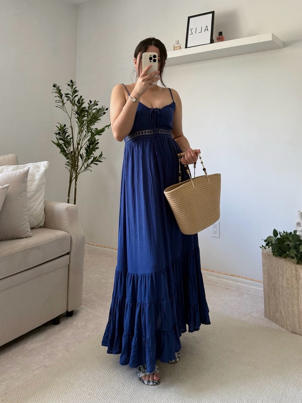 Blue Maxi Dress